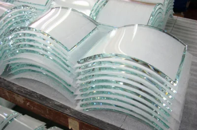 Diseño curvado/doblado/vidrio templado/vidrio laminado/espejo LED/vidrio de construcción/vidrio de muebles