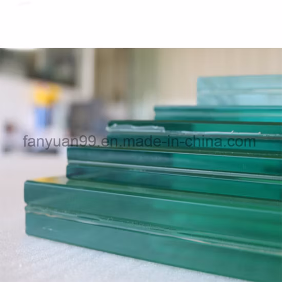 Tarifas de vidrio laminado LED inteligente de 4 mm + 4 mm de color para edificios comerciales